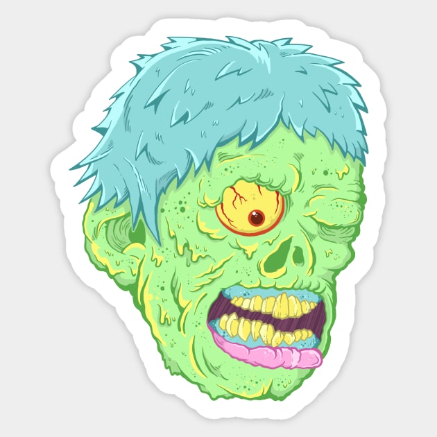 Shock Monster Sticker by The October Academy